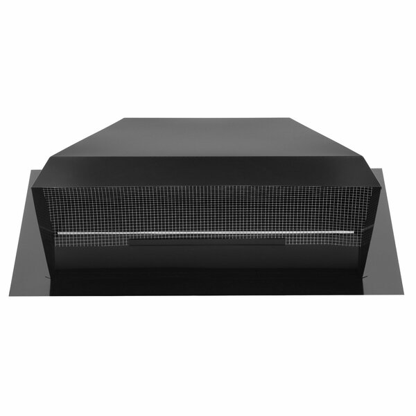 Almo High Capacity 1200 CFM Steel Roof Cap for Range Hoods and Ventilation Fans - Black Finish 437